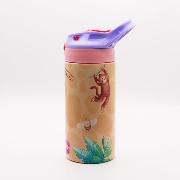 Personalised Safari Drinking Bottle For Girls - Image 2