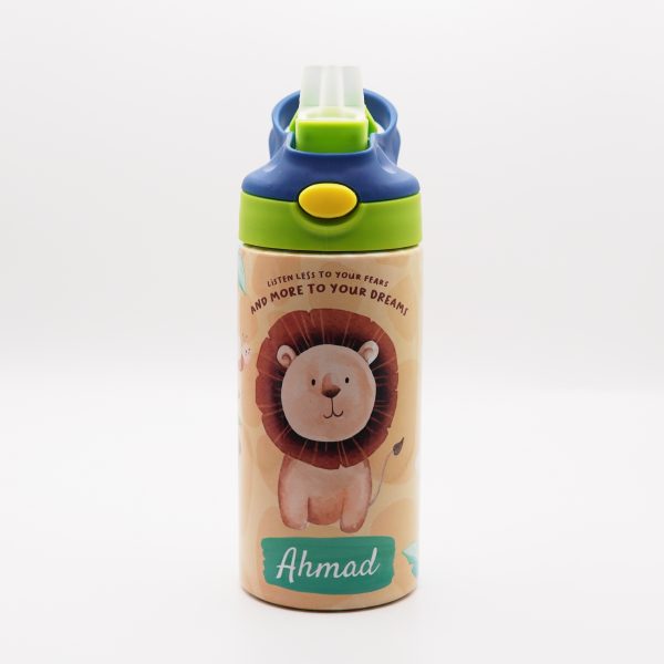Personalised Safari Drinking Bottle For Boys - Image 2