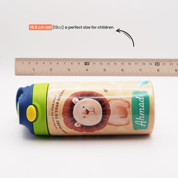 Personalised Safari Drinking Bottle For Boys - Image 6