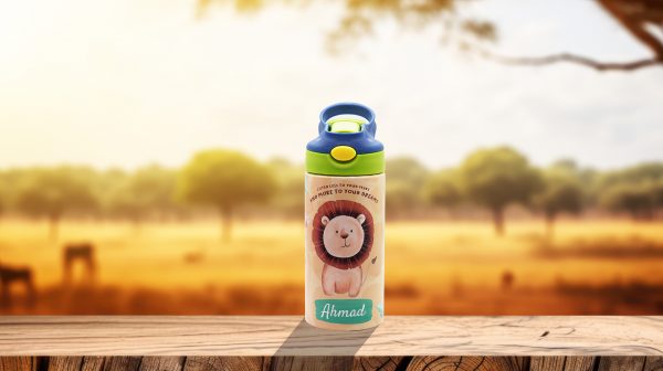 Personalised Safari Drinking Bottle For Boys - Image 7