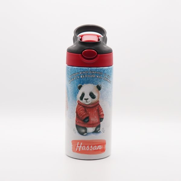 Personalised Animal Drinking Bottle - Panda