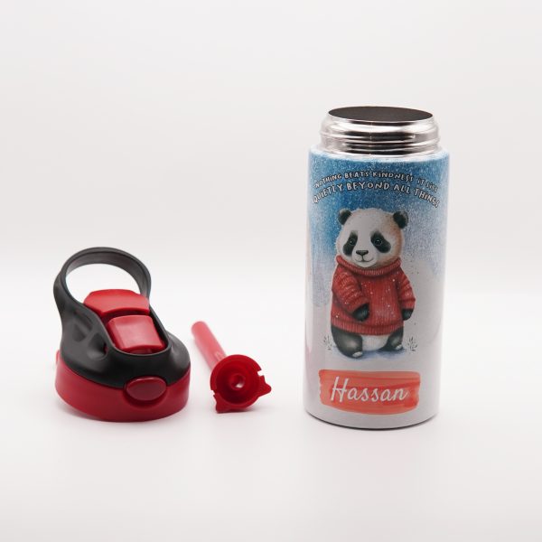 Personalised Animal Drinking Bottle - Panda - Image 6