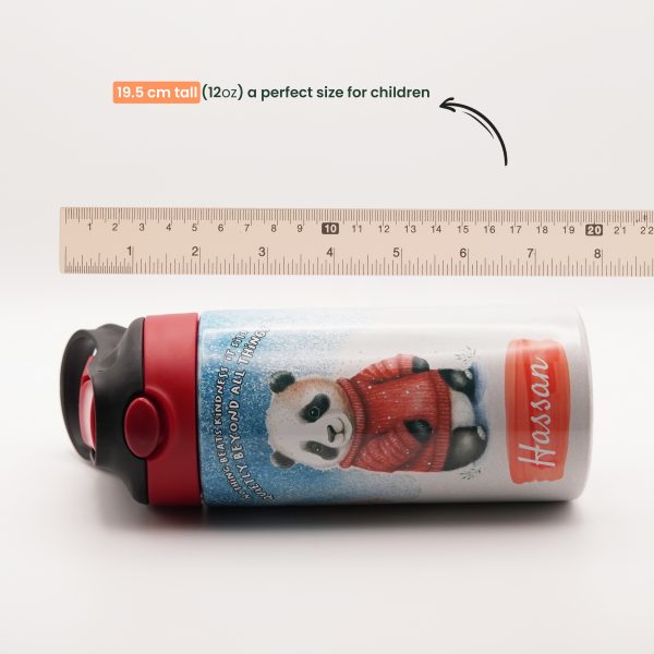 Personalised Animal Drinking Bottle - Panda - Image 5