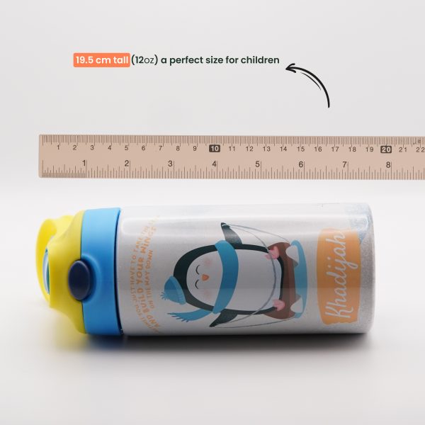 Personalised Animal Drinking Bottle - Penguin - Image 6