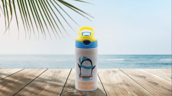 Personalised Animal Drinking Bottle - Penguin - Image 8