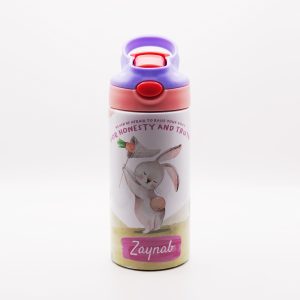 Personalised Animal Drinking Bottle - Rabbit
