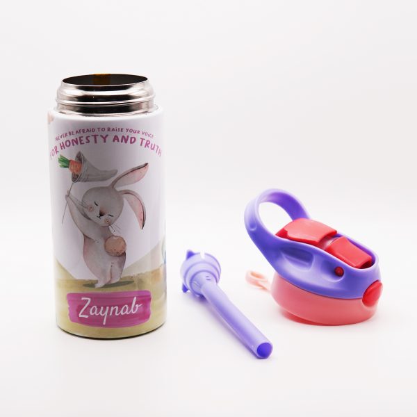 Personalised Animal Drinking Bottle - Rabbit - Image 6