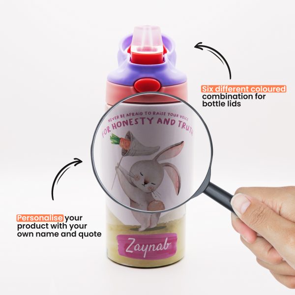 Personalised Animal Drinking Bottle - Rabbit - Image 7