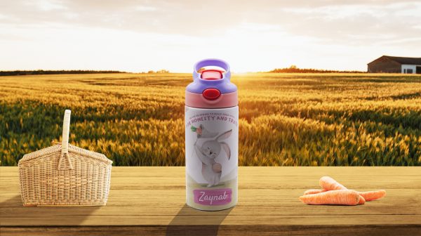 Personalised Animal Drinking Bottle - Rabbit - Image 9