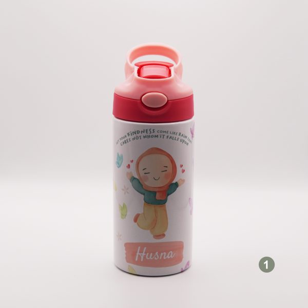 Personalised Girls Drinking Bottle - Girl 01 - Image 7