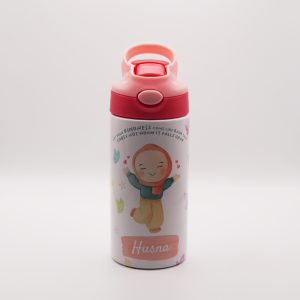Personalised Girls Drinking Bottle - Girl 01