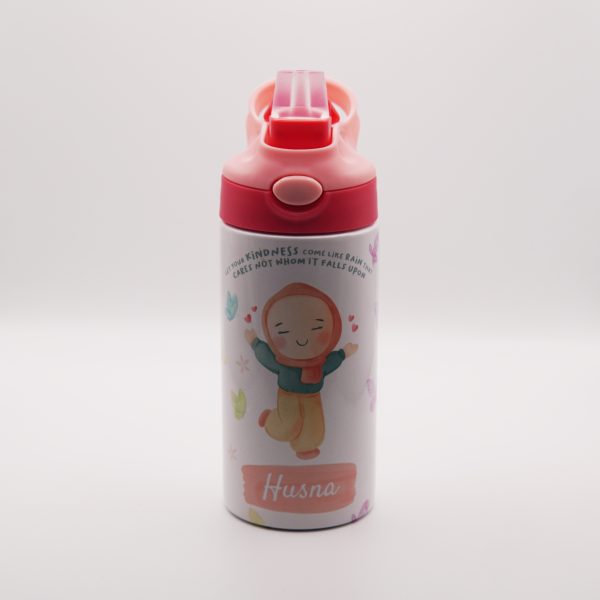 Personalised Girls Drinking Bottle - Girl 01 - Image 2