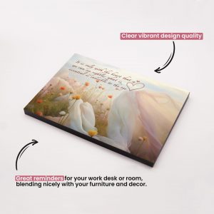 Stunning Inspirational Quote Frame - It is only with the heart