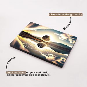 Stunning Inspirational Quote Frame - The Tongue is like a Lion