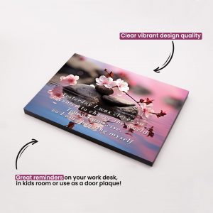 New Inspirational Quote Frame - Yesterday I was clever